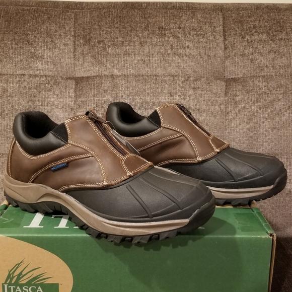 sz 13 NWT 100% Waterproof mens winter shoes boots - Picture 4 of 5